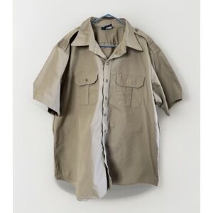 Propper Tactical Button Down Short-Sleeved Men's 2XL Khaki‎ Shirt